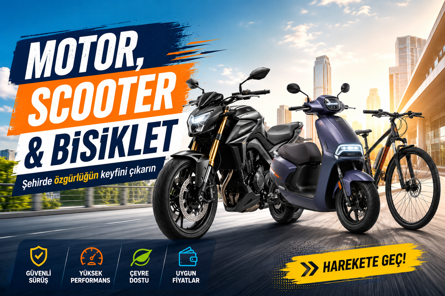 Motor - Scooter - Bisiklet