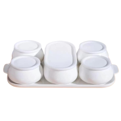 Acar 06164 Nora Collectıon2 6 Lı Tepsılı Kahvaltılık Setı
