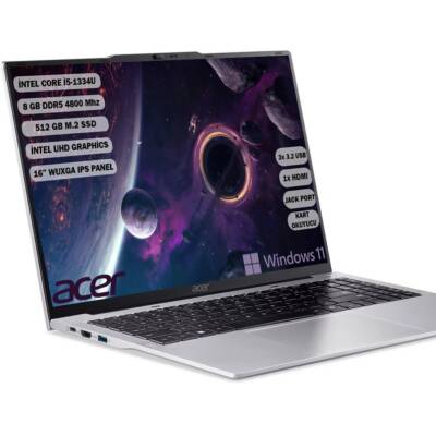 Acer 096-nx.j23ey.001 I5 1334u 8gb+8gb-512gb Ssd 16 Inc W11 Laptop - 2