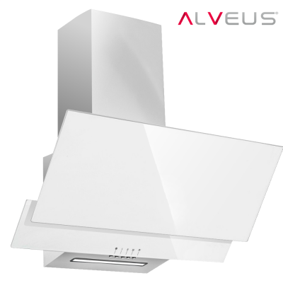 Alveus Alv F-17 Dv.9000-9007  Beyaz Cam Davlumbaz - 2