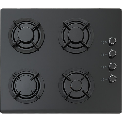 Alveus Alv Gls 640 Ankastre Sıyah Cam Ocak - 1