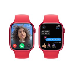 Apple Watch S9 Mrxk3tu/a 45mm Red M/l Saat - 5