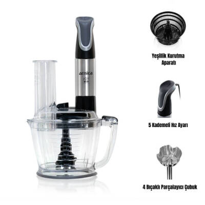 ARNICA GH21820 JOY MAX RENDELI BLENDER SETI - 1