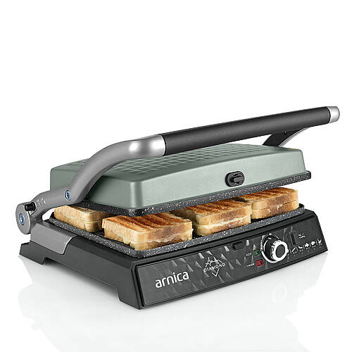Arnıca Gh26254 Dıamond Tost Makınesı Mınt Yesılı - 4