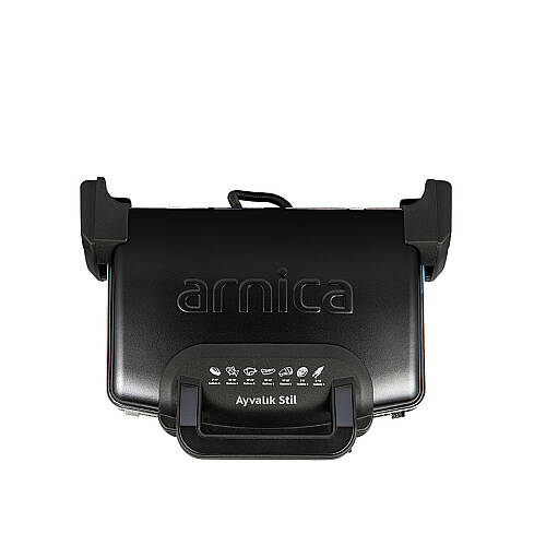 Arnıca Gh26262 Ayvalık Stıl Tost Makınesı Sıyah - 3