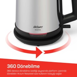 Arzum Ar3158 Neosteel Inox Cay Makınesı - 5