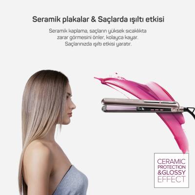 Arzum Ar5062 Bellıssıma Creatıvıty Glossy Sac Duzlestırıcı - 6