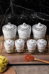 Cooker Ckr2393-2392-2395 7 Lı Porselen Baharat Setı