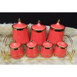 Cooker Ckr2900 7 Lı Porselen Baharatlık Takımı