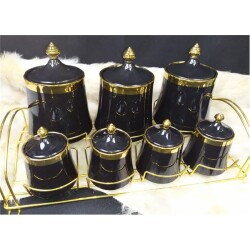 Cooker Ckr2900 7 Lı Porselen Baharatlık Takımı - 2