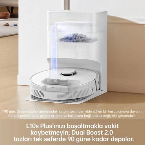 Dreame L10s Plus 7000pa Cop Istasyonlu Robot Supurge - 7