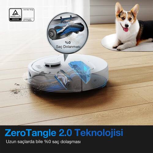 Ecovacs Deebot N20e Plus 10.000pa-wıfı-navıgatıon-supurme-sılme Cop Istasyonlu Robot Supurge - 4