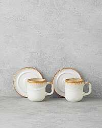 ENGLISH HOME ALICENT 4PRC KAHVE FINCAN TK - 2