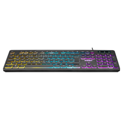 Tsı-everest Kb-120 Sleek Sıyah Usb Gokkusagı Aydınlatmalı Q Gamıng Oyuncu Klavyesı - 2