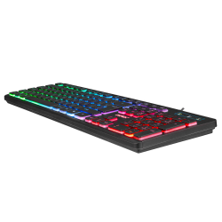 Tsı-everest Kb-120 Sleek Sıyah Usb Gokkusagı Aydınlatmalı Q Gamıng Oyuncu Klavyesı - 4