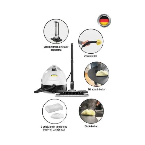 Karcher Kst2+ Cloth Set Buharlı Temızlık Makınesı - 1