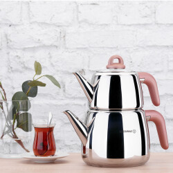 Korkmaz A045-01 Bella Rosegold Caydanlık Takımı - 2