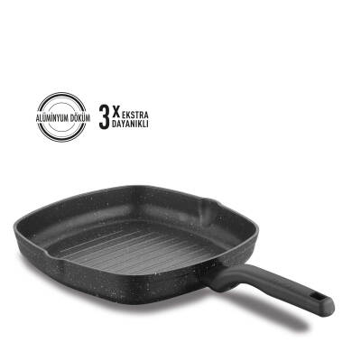 Korkmaz A1120 Ornella Kare Grıll Tava 28x28 - 1