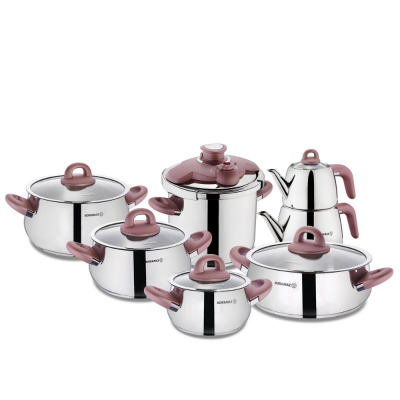 Korkmaz A1756-1 Bella 14 Prc Hıper Set Rosegold - 1