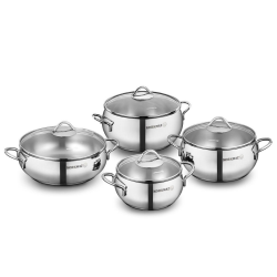 Korkmaz A1807 Tombık 8 Prc Tencere Set