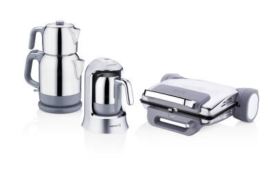 KORKMAZ A1858 INOX ELEKTRO SET (3 LU) - 1