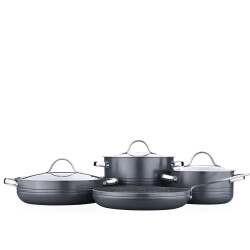 KORKMAZ A2619-5 LINEA 7 PARCA TENCERE SETI COSMICA - 5