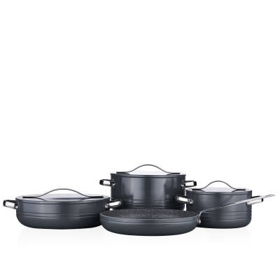 KORKMAZ A2620-2 LINEA PLUS 7 PARCA TENCERE SETI COSMICA - 5