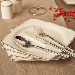 Zzz - Korkmaz A8424 Bone Sell 60 Prc Kare Yemek Takımı - 3