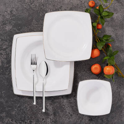 Korkmaz A8433 Bone Sell 60 Prc Kare Yemek Takımı - 5