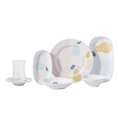 Korkmaz A8718 Doga Coll 26 Prc Kahvaltı Takımı - 1