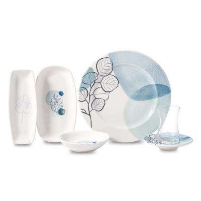 Zzz - Korkmaz A8794 Natura Coll. 26 P Kahvaltı Takımı - 1