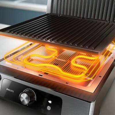 PHILIPS HD6301/90 CONTACT GRILL (HD7301 CAYCI HEDIYELI) TOST MAK - 3