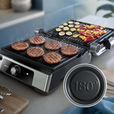 PHILIPS HD6301/90 CONTACT GRILL (HD7301 CAYCI HEDIYELI) TOST MAK - 4
