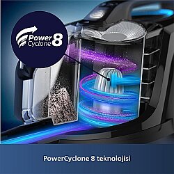 Phılıps Xb7150/07 Marathon Daıly Torbasız Elektrıklı Supurge - 6