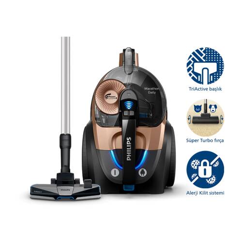 Phılıps Xb7151/07 (dst7040/80 Utu Hedıyelı) Elektrıklı Supurge - 3