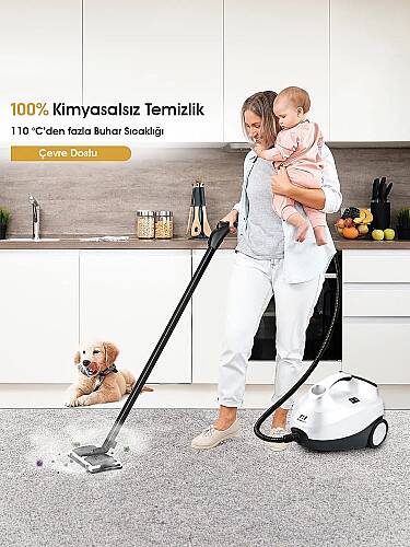 PIRANTECH CB 107C COK FONKSIYONLU BUHARLI TEMIZLIK MAKINASI - 2
