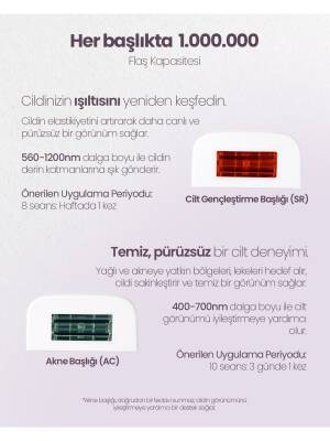 RELUX IPL9950 SKINMATCH PURECARE 3.000.000 ATIM LAZER EPILASYON CIHAZI - 5