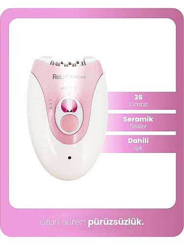RELUX REP5736 36 CIMBIZ SARJLI EPILATOR - 5