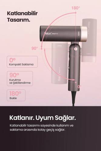 Relux Rhd7130p Easyfold 5 In 1 Sac Sekıllendırme Ve Kurutma Setı - 3