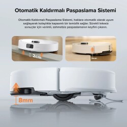Roborock Q8 Max Pro 10.000pa-wıfı-navıgatıon-supurme-sılme Robot Supurge - 3