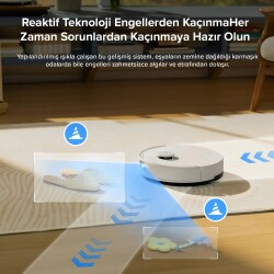 Roborock Q8 Max Pro 10.000pa-wıfı-navıgatıon-supurme-sılme Robot Supurge - 6