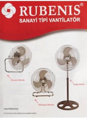 Tsı-rubenıs Rbs-20 Plus Pro 130w Sanayı Tıpı Vantılator - 3