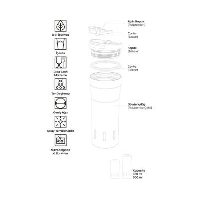 SANTECO KARIBA TERMOS 350ML - 1