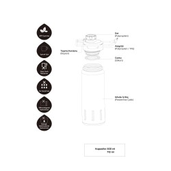 SANTECO KTWO SPORCU TERMOS 710ML - 3