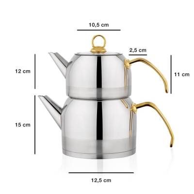 Schafer Ada Metal Caydanlık Tkm Buyuk Gold - 2