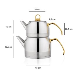 Schafer Ada Metal Caydanlık Tkm Orta Gold - 2