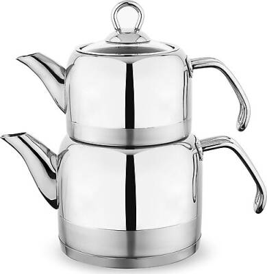 Schafer Ada Orta Boy Metal Caydanlık Inox - 1