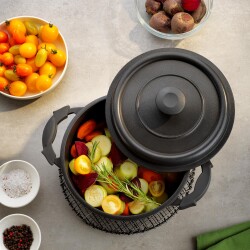 SCHAFER BLACK MASTER DERIN TENCERE 24 CM - 5