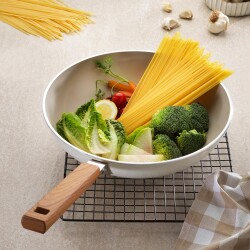 SCHAFER CERAMONI SERAMIK WOK TAVA 28CM - 3