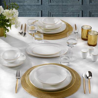 SCHAFER CHANCE YEMEK TAKIMI 56 PARCA- GOLD - 4